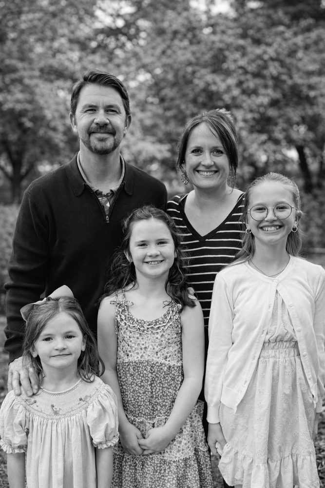 Paul and Margaret Claxton with their family