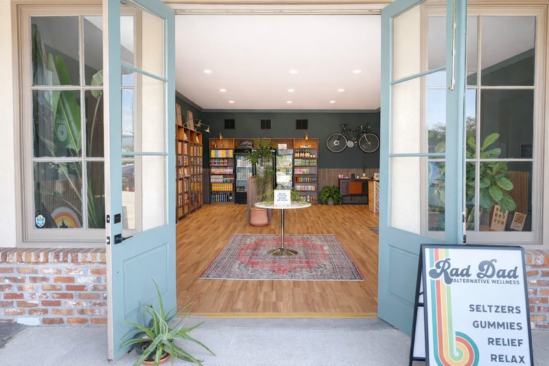 Rad Dad Jefferson Highway storefront with open doors